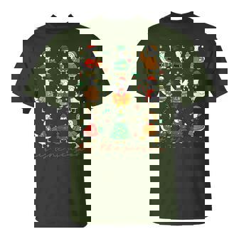 Retro Silly Goose Santa Cute Merry Christmas Tis The Season T-Shirt | Seseable CA