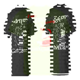 I Saw Mothman Kissing Santa Claus Christmas Santa T-Shirt | Seseable UK