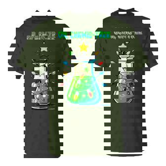 Science Teacher Christmas Science Teacher Oh Chemis-Tree Christmas Xmas Tree -Adult Black Small T-Shirt | Mazezy