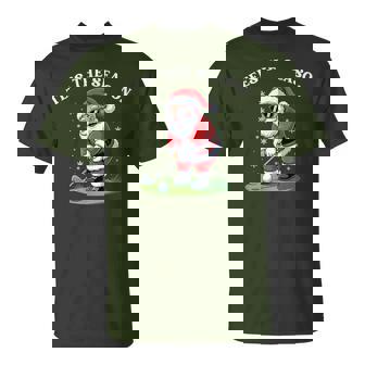 The Season Santa Golfing Christmas Golfer T-Shirt | Seseable CA