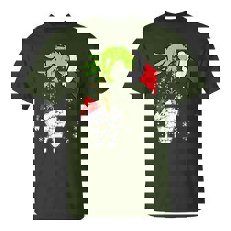 Tooth Dentist Dental Assistant Th Christmas Xmas Lights T-Shirt | Mazezy