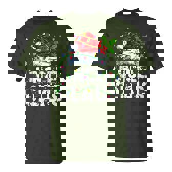 Uncle Claus Xmas Christmas Lights Pajama Family Matching T-Shirt | Seseable CA