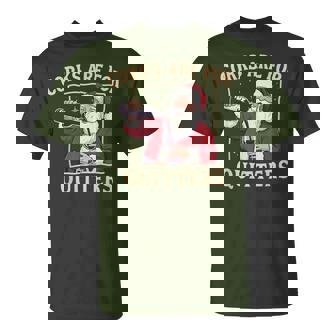 Vintage Santa Drinking Wine Corks Are For Quitters T-Shirt | Seseable CA