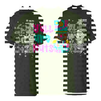 Y'all Are Nuts Nutcracker Pink Christmas Matching Family T-Shirt | Mazezy