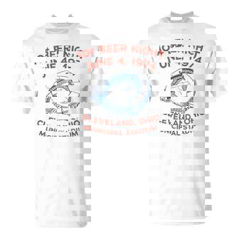 10 Cent Beer Night Cleveland Stadium 1974 Vintage T-Shirt | Seseable FR