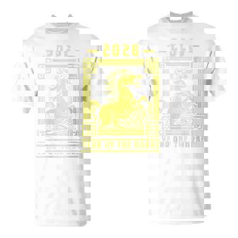 2026 Année Du Cheval Nouvel An Chinois Zodiaque Lunaire T-Shirt - Cadeauxyz