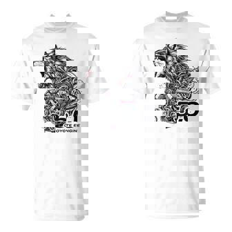 50 Coyote Distressed Enthusiast For Squad T-Shirt | Mazezy