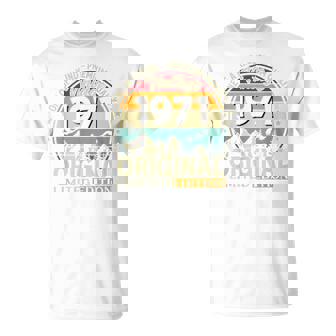 55歳 誕生日 男性女性intage 1971年1971年生まれ レトロデザインブランド Tシャツ - Kawaiitshirt