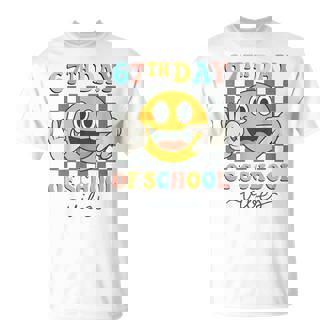 67Th Day Of School Vibes 67 Meme Cute Smile Face Teacher T-Shirt | Mazezy