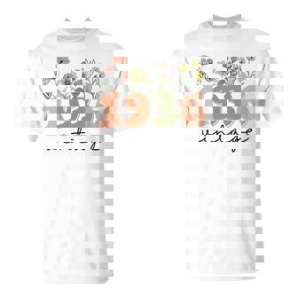 90 Years Old Vintage 1936 90Th Birthday Wildflower Women T-Shirt | Seseable FR