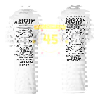 Annoying Each Other 45 Years 45Th Wedding Anniversary T-Shirt - Thegiftio