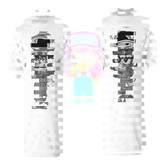 Arale Norimaki Drlump Manga Anime Dibujos Animados Amante Regalo Manga Raglan Camiseta unisex - Regaloses