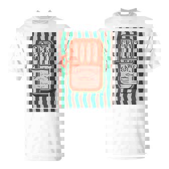 Ardines En Étain De Poisson Rétro Graphique Été Pour Homme T-Shirt - Cadeauxyz