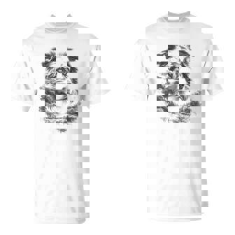 Australian Shepherd Dog Aussie Nature Memorial Idea T-Shirt - Monsterry