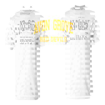 Avon Grove High School HS West Grove PA Retro Sports T-Shirt | Mazezy