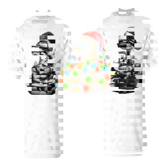 Ball Python Snake Sunglasses Cute Christmas Xmas T-Shirt | Mazezy