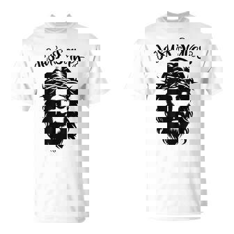 Beautiful Jesus Face Crown Of Thorns Christian Faith Saves T-Shirt - Monsterry