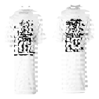 Biblical Jesus Is My Rock Christian T-Shirt | Mazezy