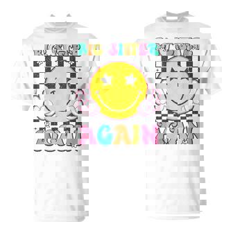 Big Sister Again Groovy Big Sister Girls Toddlers T-Shirt | Seseable CA