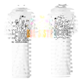 Big Sister Of The Little Wildflower Birthday Girl Party T-Shirt | Seseable UK