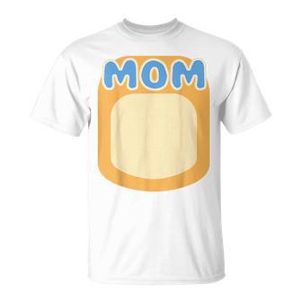 Blue Dog Mom Family Matching Mum Heeler Halloween Costume T-Shirt - Thegiftio UK