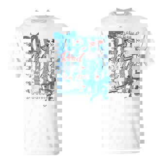 Bookish Red White And Blue Patriotic Read 4Th Of July T-Shirt | Seseable CA