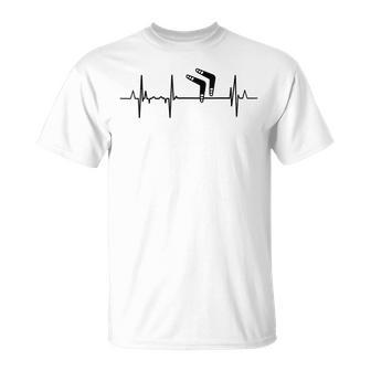 Boomerang Ecg Cardiograma Camiseta unisex - Regaloses