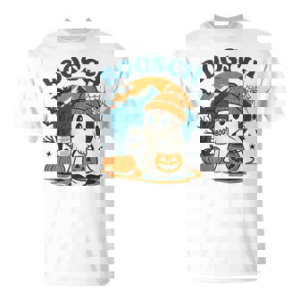 Boosch Light Halloween Men Ghost Beer Drinking T-Shirt - Monsterry