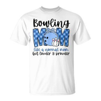 Bowling Mom Like A Normal Mom Game Day Mom Mother's Day T-Shirt - Thegiftio UK