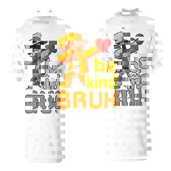 Bruh Be Kind Unity Day Orange Boys Gamer Pixel Anti Bullying T-Shirt | Seseable CA