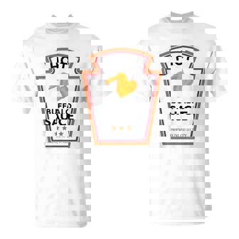 Buffalo Sauce Condiment Group Costume T-Shirt | Mazezy