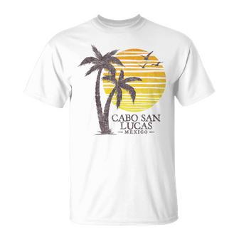 Cabo San Lucas Mexico Colorful Sunset Souvenir T-Shirt - Thegiftio UK