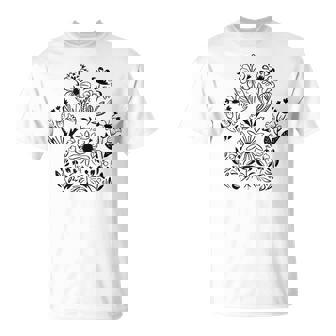 Camisa Floral Con Estampado De Huellas Para Perros Y Madres Animales De Rescate De Animales Camiseta unisex - Regaloses