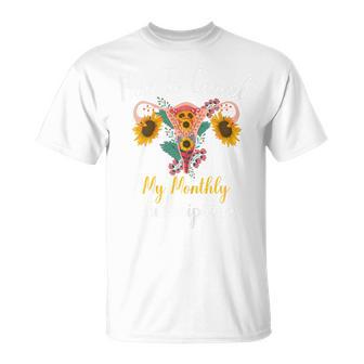 Here To Cancel My Monthly Subscription Hysterectomy T-Shirt - Thegiftio UK