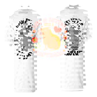 Capybara Animal De Peluche Capibara Lindo Para Niños Y Niñas Camiseta unisex - Regaloses