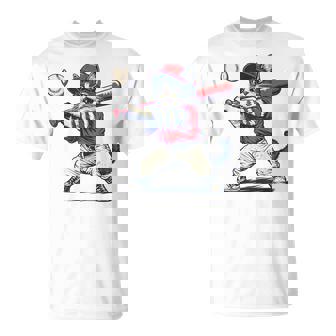 Cat Baseball Graphic T-Shirt - Monsterry