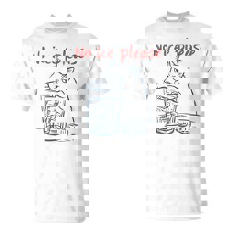 Cat No Ice Please T-Shirt - Monsterry