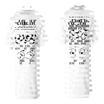 Ce Que Je Fais Temps Libre Humour Foot Français T-Shirt - Cadeauxyz