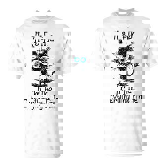 C'est Bon Jeais Bien Touta Bien Drôle De Chat T-Shirt - Cadeauxyz