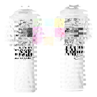 Cita Divertida De Compromiso En Mi Era Comprometida Cool Fiancee Camiseta unisex - Regaloses