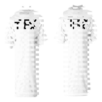 Classic TRX For Fitness Enthusiasts Contemporary Font T-Shirt | Mazezy