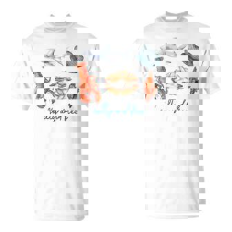 Coastal Y2k Seashells Ocean Life Beach Summer Women T-Shirt - Monsterry