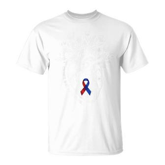 Congenital Heart Disease Chd Awareness Heart Warrior Floral T-Shirt - Thegiftio UK