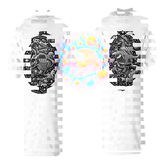 Cool Armadillo And Cute Space Armadillos T-Shirt - Thegiftio