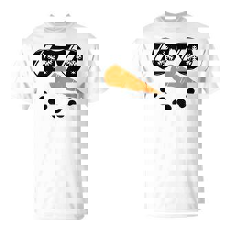 Cool Snowman Face Glasses Christmas Xmas Costume Boy Men T-Shirt - Monsterry