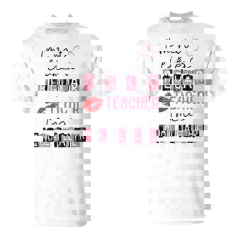 Cute I'm Not Like A Regular Teacher I'm A Cool Teacher Quote T-Shirt - Thegiftio