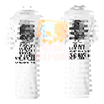 Dachshund Doxie Dog Nightgown Favorite Sleep Sleep T-Shirt - Monsterry