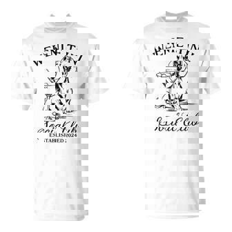 Dachshund Weenie Tini Social Club Lover Weiner Dog T-Shirt - Monsterry