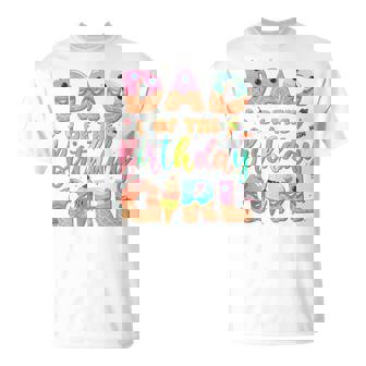 Dad Of The Birthday Ice Cream Family Matching Party T-Shirt | Seseable UK
