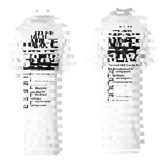 Dad Life Inmate Matching Halloween Costume T-Shirt | Mazezy